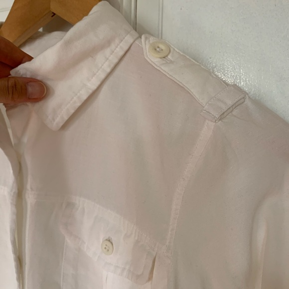 Safari Shirt North Face Hiking Button Up White - Picture 7 of 7